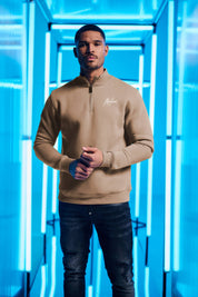 Malelions Herren-Sneaker-Halbreißverschluss | Khaki