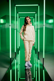 Malelions Junior Girls Essentials Tracksuit | Taupe