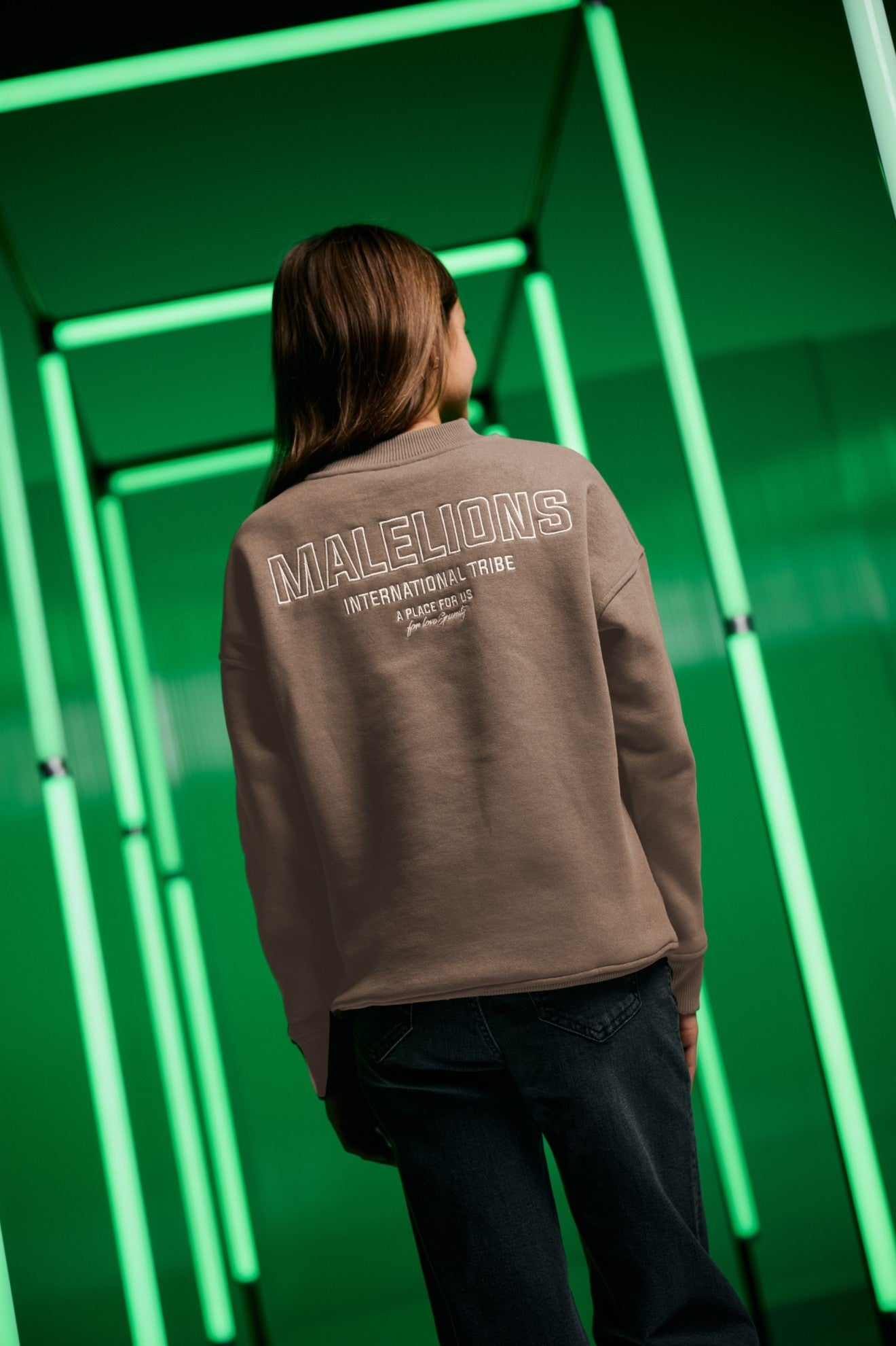 Malelions Junior Girls Tribe Sweater | Choco