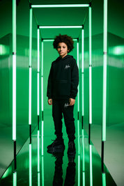 Malelions Junior Sport Counter Trainingsanzug | Schwarz