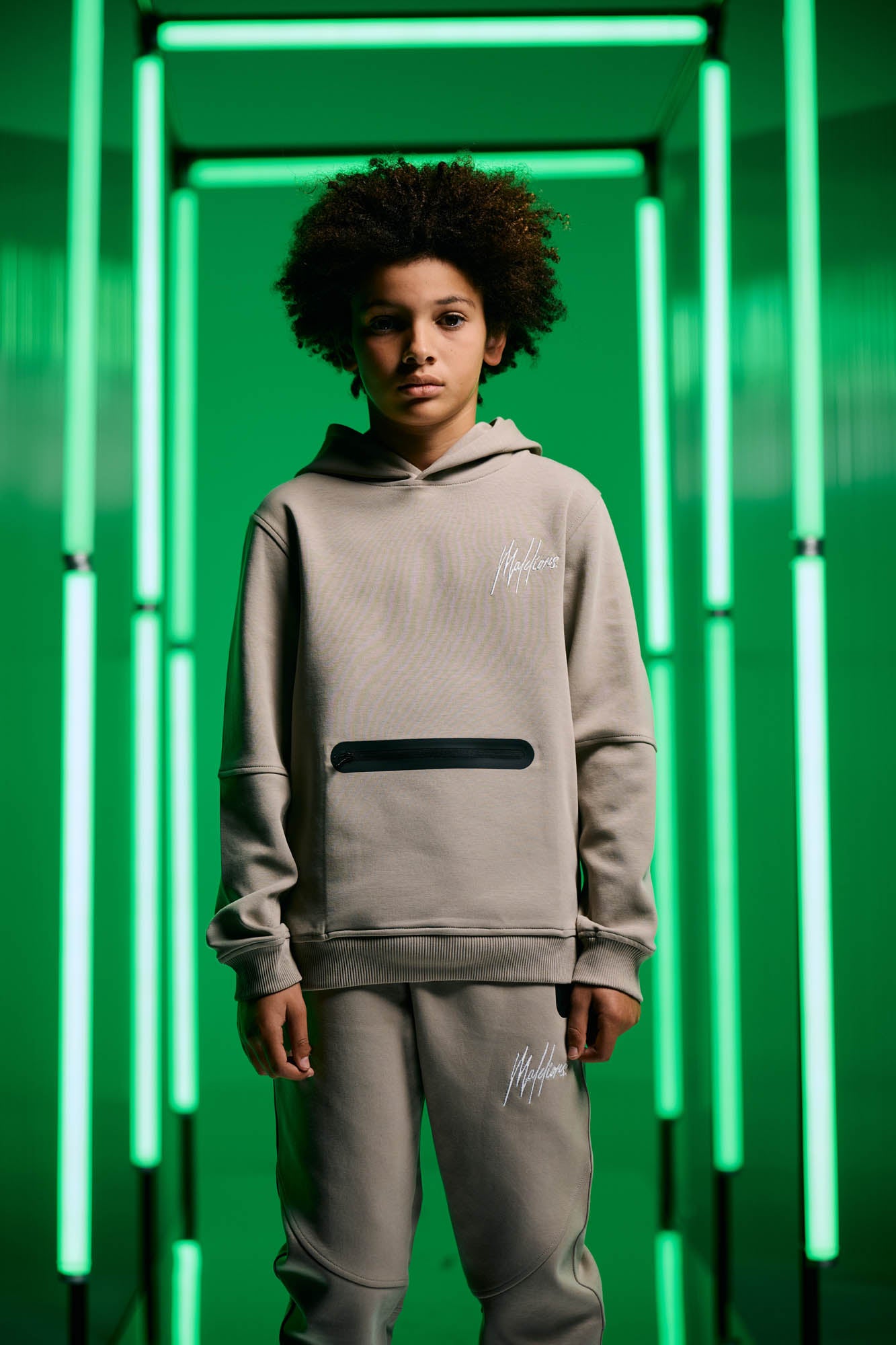 Malelions Junior Sport Counter Trainingsanzug | Khaki