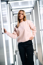 Malelions Women Essentials Sweater | Light Pink