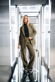 Malelions Women Signature Pantalon | Army Green