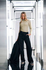 Malelions Women Signature Bodysuit | Taupe