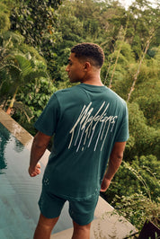 Malelions Men Painter T-Shirt | Petrol Green