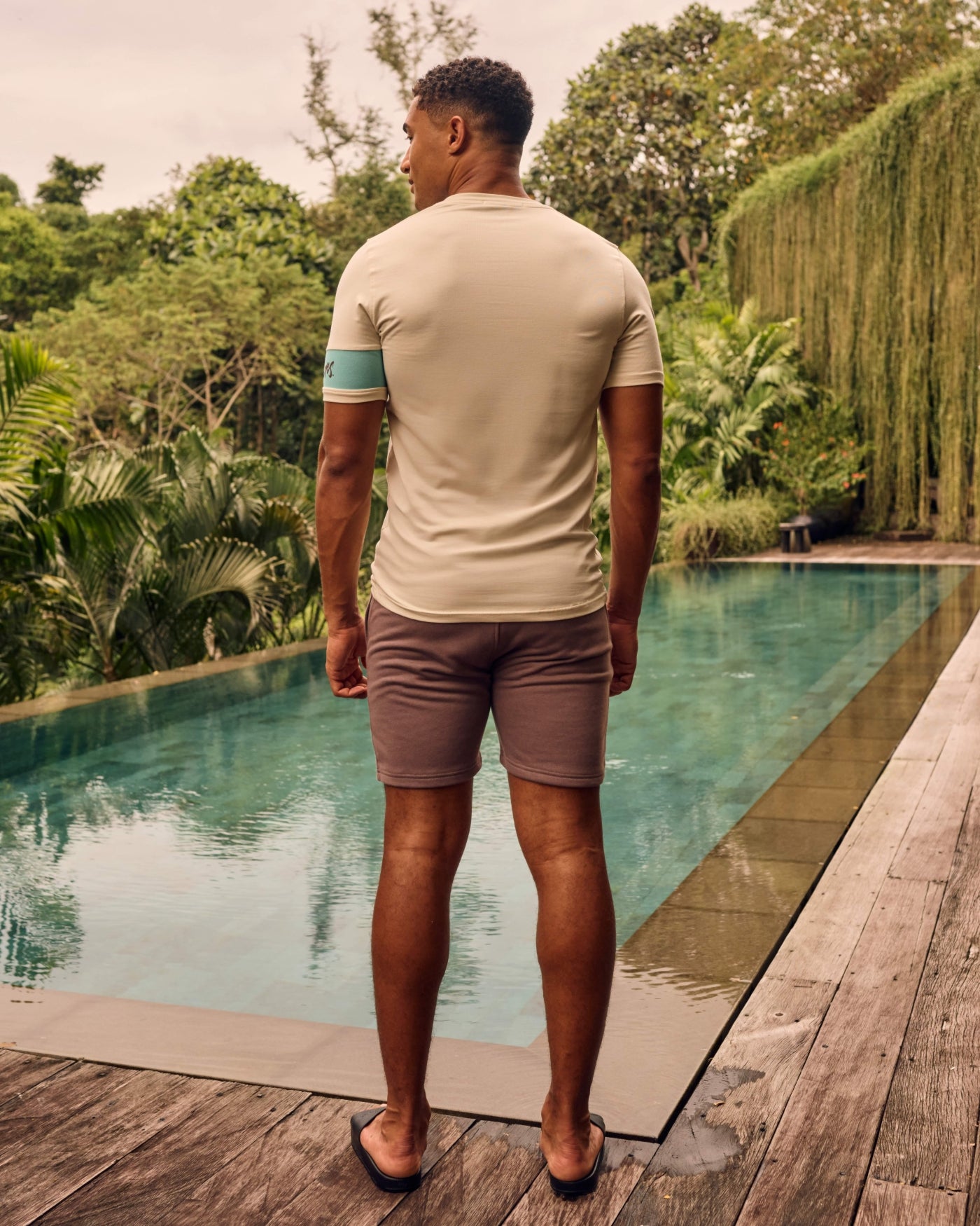 Malelions Men Captain Shorts | Stone Brown/Bright Blue