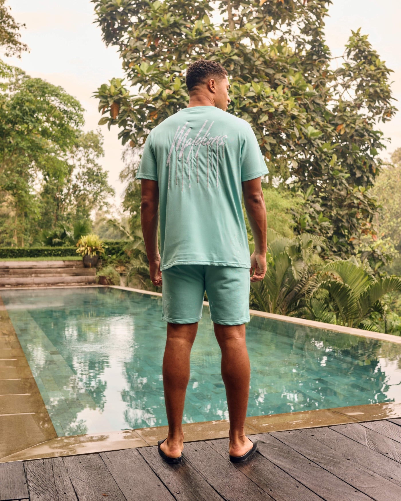 Malelions Men Painter Shorts | Bright Blue