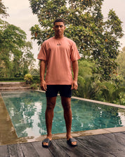 Malelions Men Split Short | Black/Coral