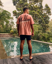 Malelions Men Split Short | Black/Coral