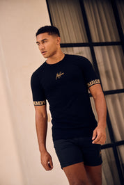 Malelions Men Venetian T-Shirt | Black