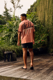 Malelions Men Split T-Shirt | Coral