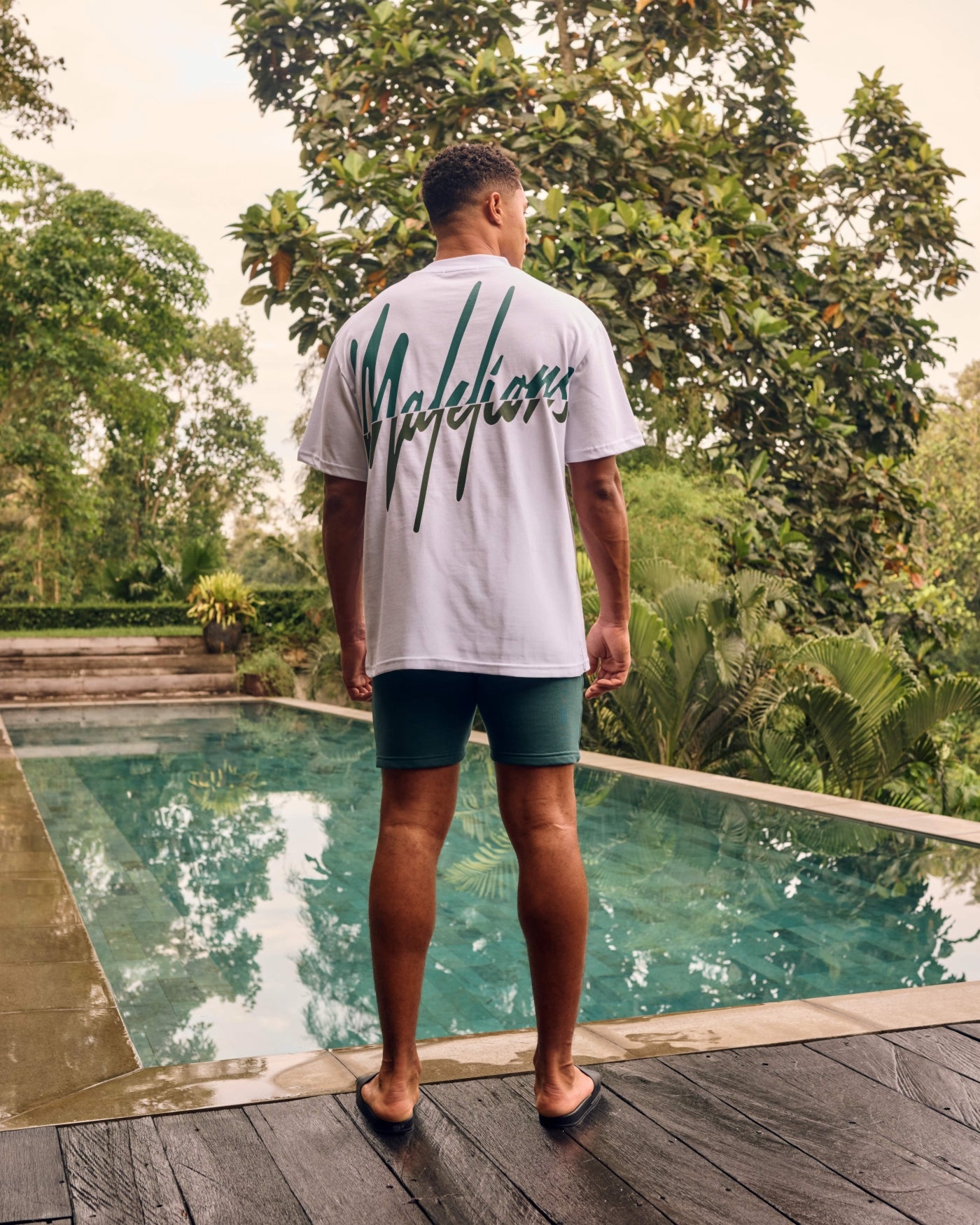 Malelions Men Split Short | Petrol Green