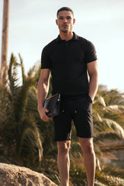 Malelions Men Casual Chino Shorts | Black