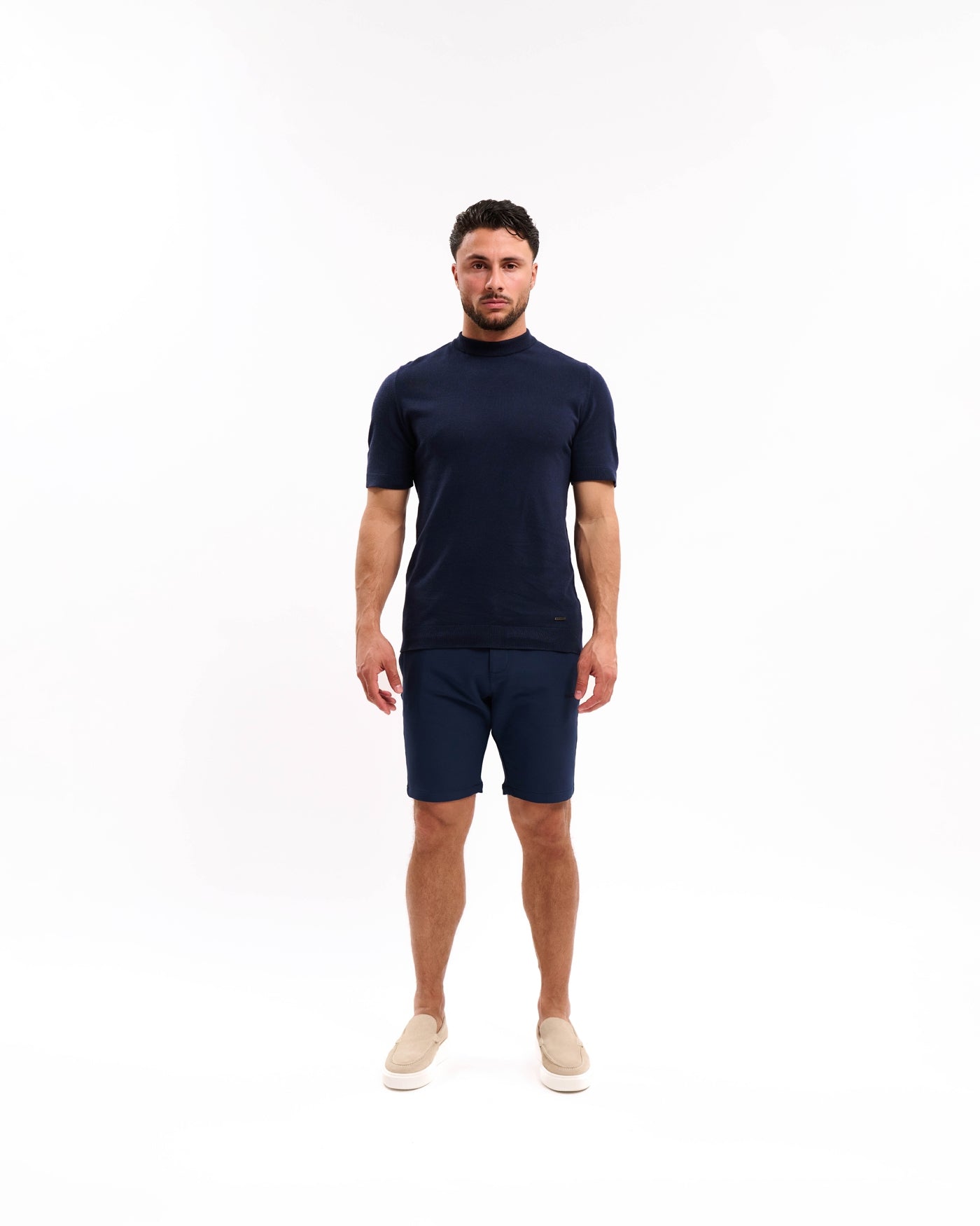 Malelions Men Chino Shorts | Navy