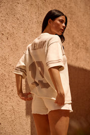 Malelions Women Knitted Football Jersey | Off-White