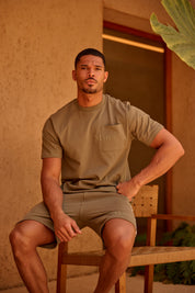 Malelions Men Department T-Shirt | Dark Sage