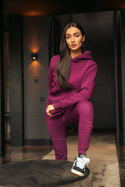 Malelions Women Essentials Sweatpants | Aubergine