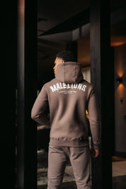 Malelions Men Graffiti 2.0 Hoodie | Stone Brown