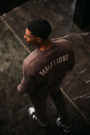 Malelions Men Graffiti 2.0 Sweater | Stone Brown