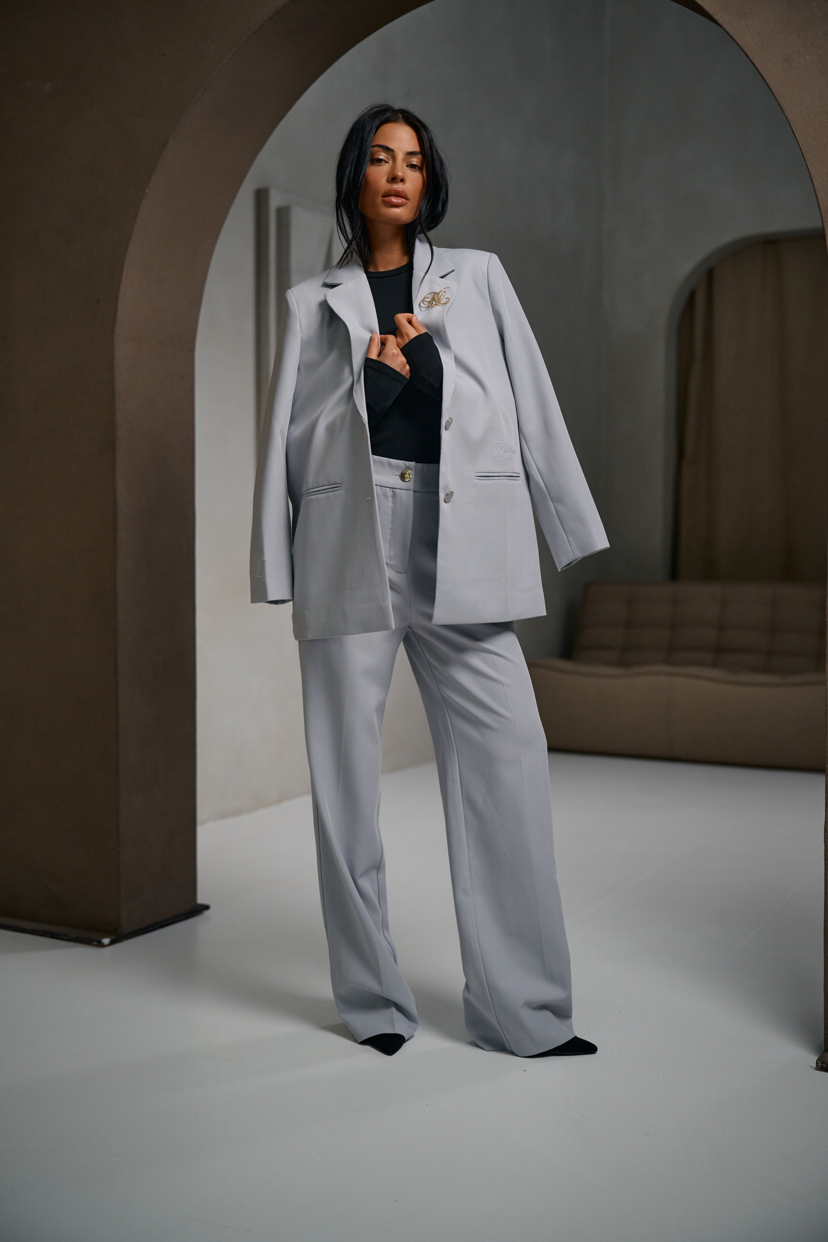 Malelions Women Social Club Pantalon | Light Grey