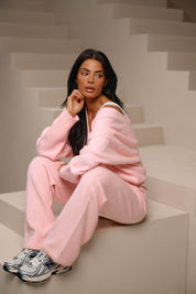 Malelions Women Knitted Pants | Soft Pink