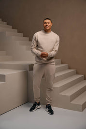 Malelions Men Permanent Vacation Sweatpants | Light Taupe