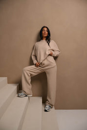 Malelions Women Knitted Pants | Sand