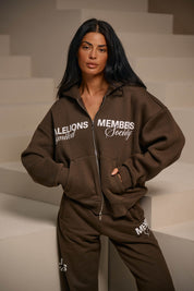 Malelions Women Members Society Sweatpants | Chocolate