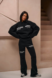 Malelions Women Members Society Flared Sweatpants | Black