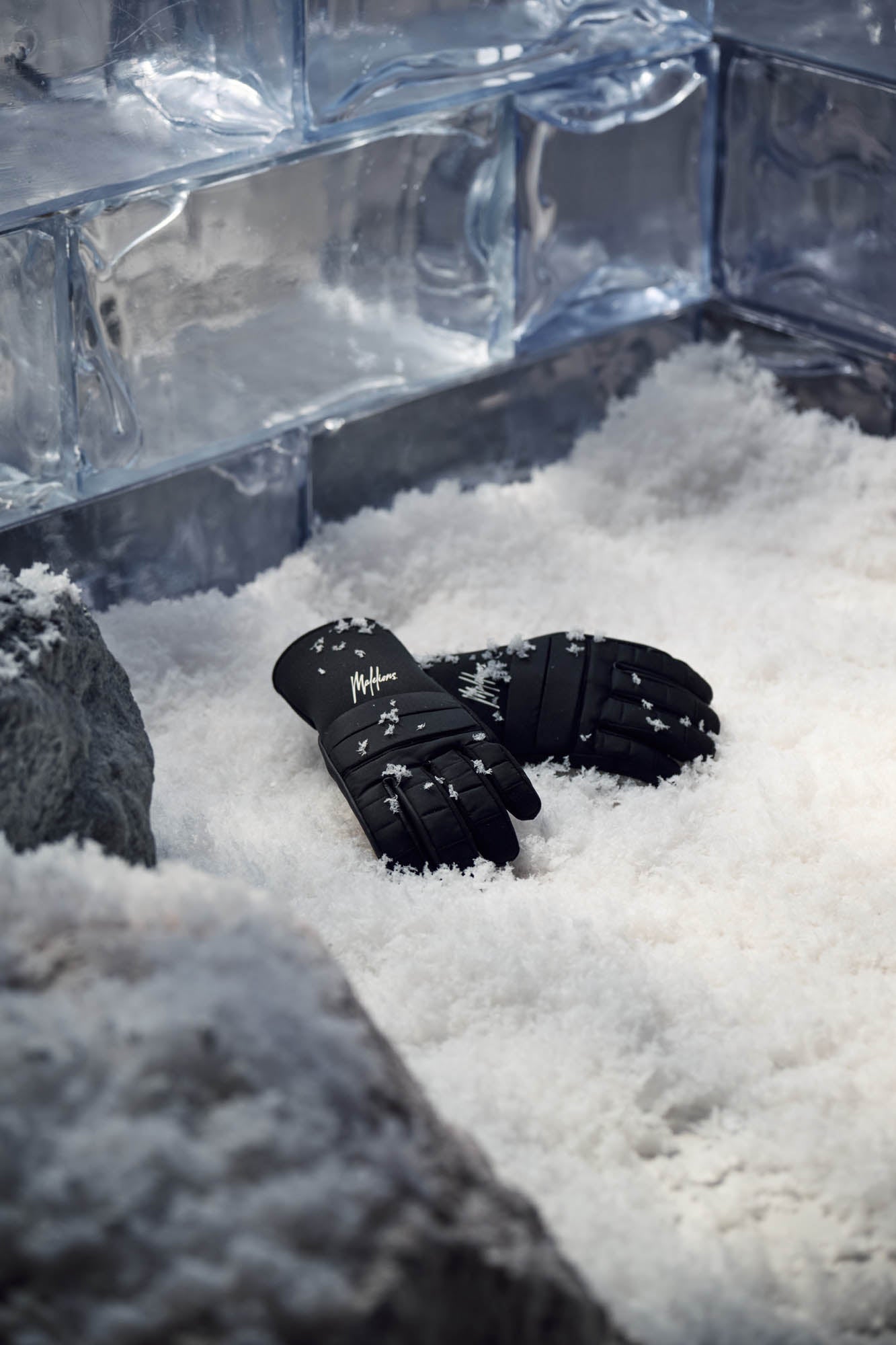 Malelions Ski Polar Gloves | Black