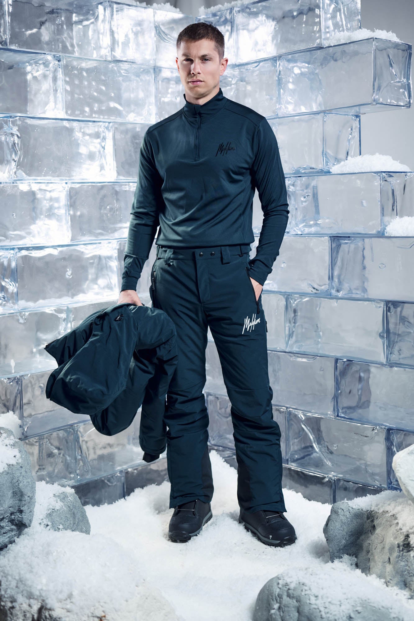 Malelions Men Ski Mogul Pants | Teal