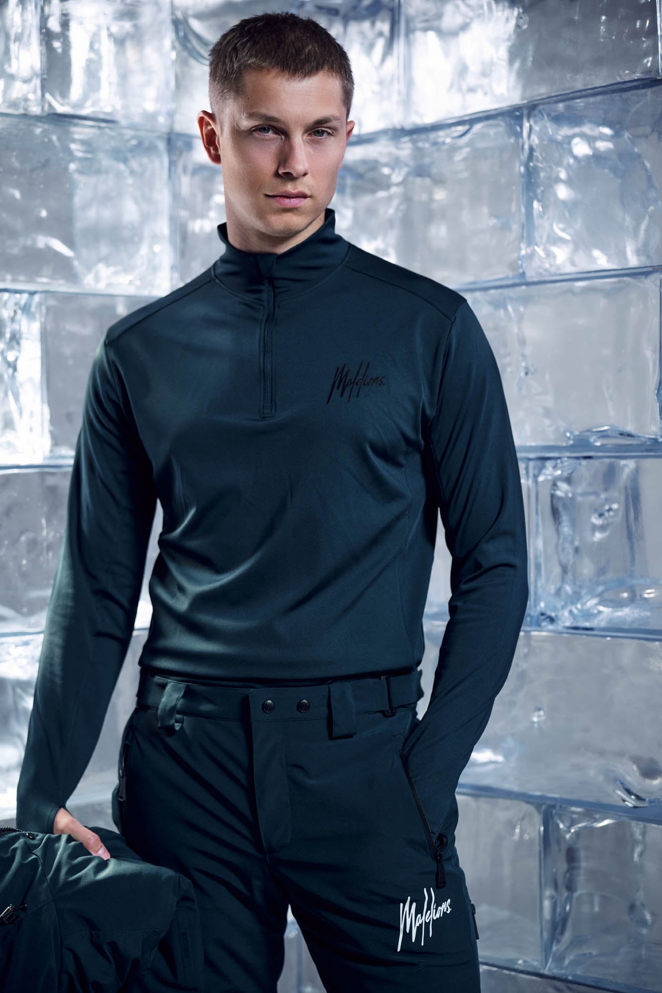 Malelions Herren-Ski-Buckelpflugrolle | Türkis