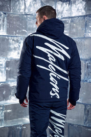 Malelions Men Ski Polar Jacket | Navy