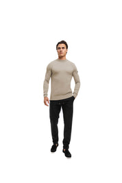 Malelions Men Knitted Crewneck | Sand