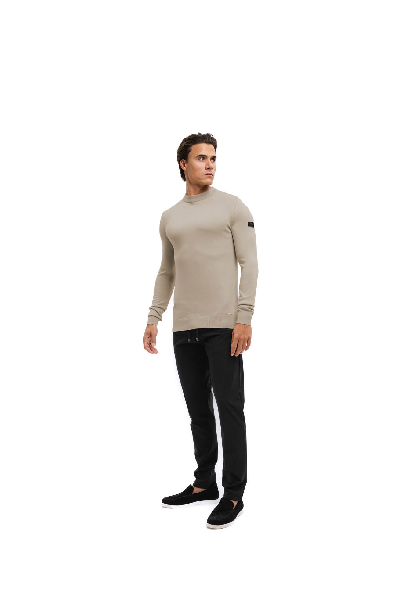 Malelions Men Knitted Crewneck | Sand