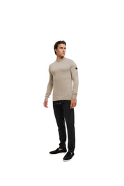 Malelions Men Knitted Crewneck | Sand