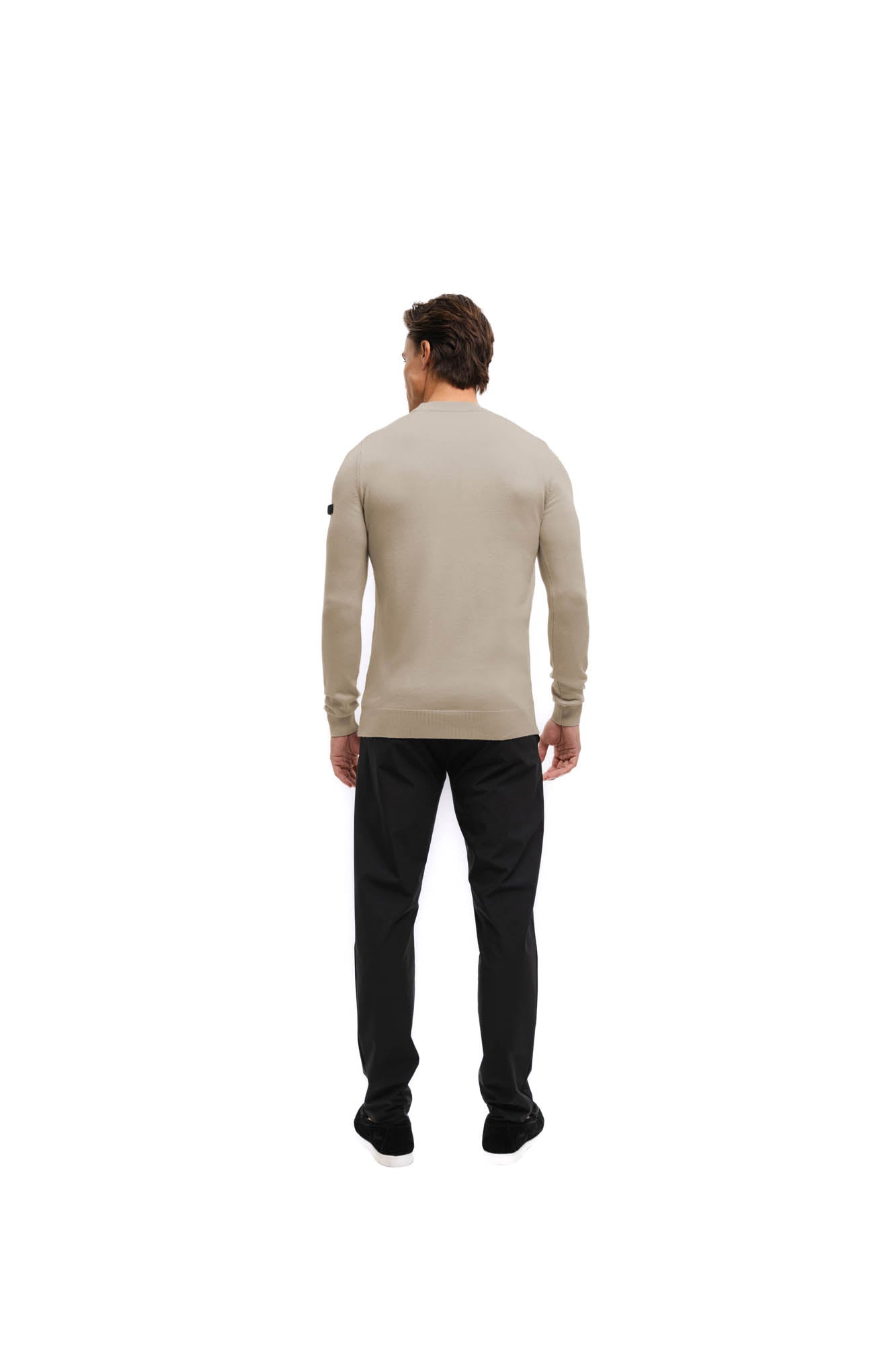 Malelions Men Knitted Crewneck | Sand