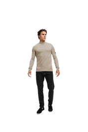 Malelions Men Knitted Turtleneck | Sand