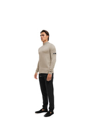 Malelions Men Knitted Turtleneck | Sand