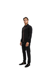 Malelions Men Technical Zip Jacket | Black