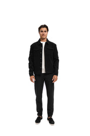 Malelions Men Wool Shacket | Black