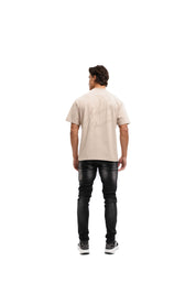 Malelions Men Achieving Dreams T-Shirt | Sand