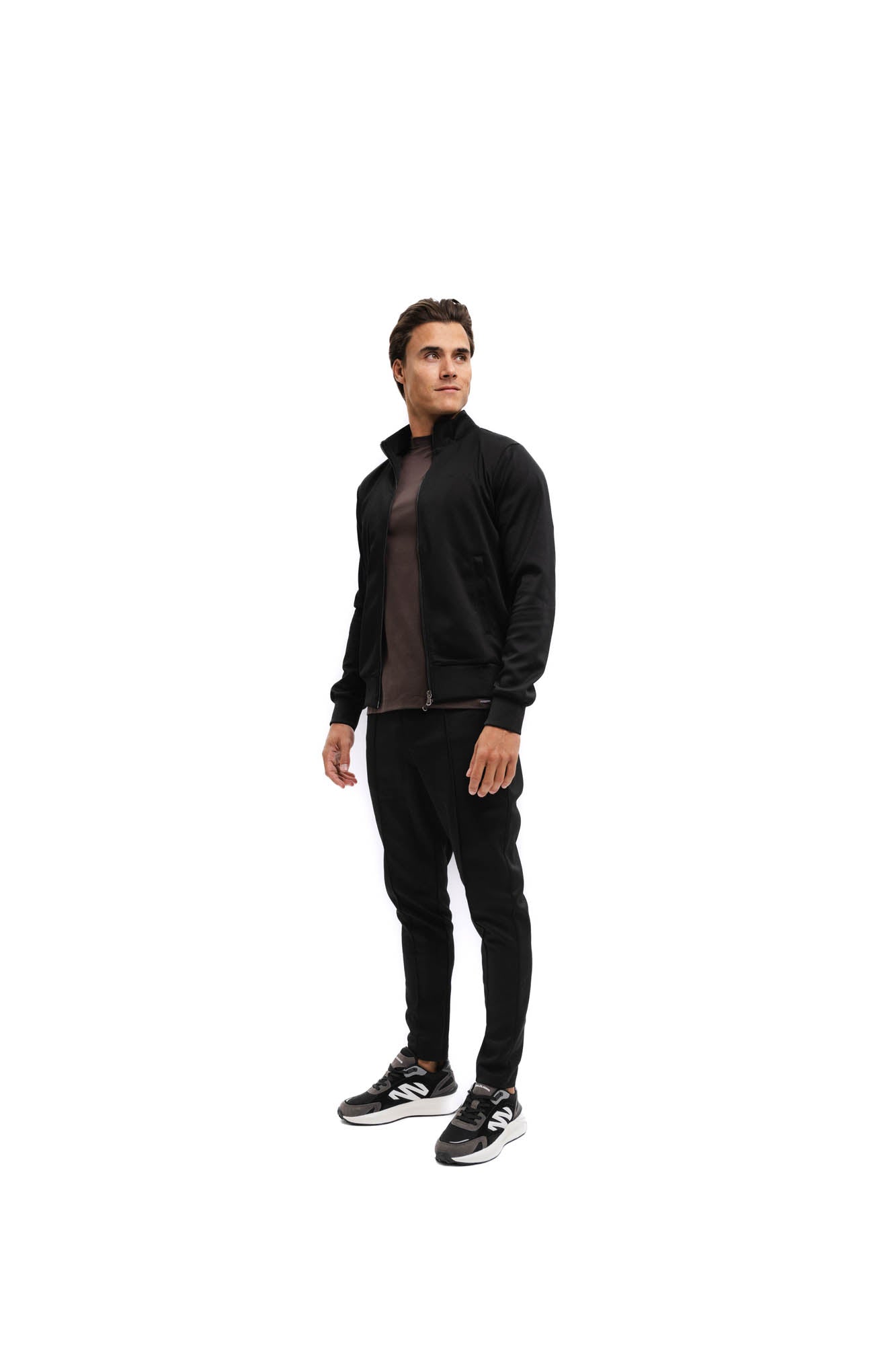 Malelions Men Pique Logo Trackpants | Black
