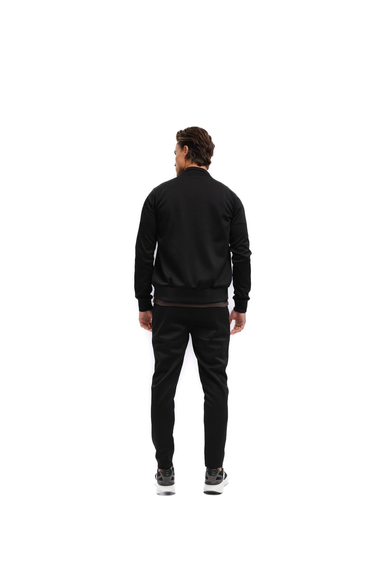 Malelions Men Pique Zip Vest | Black