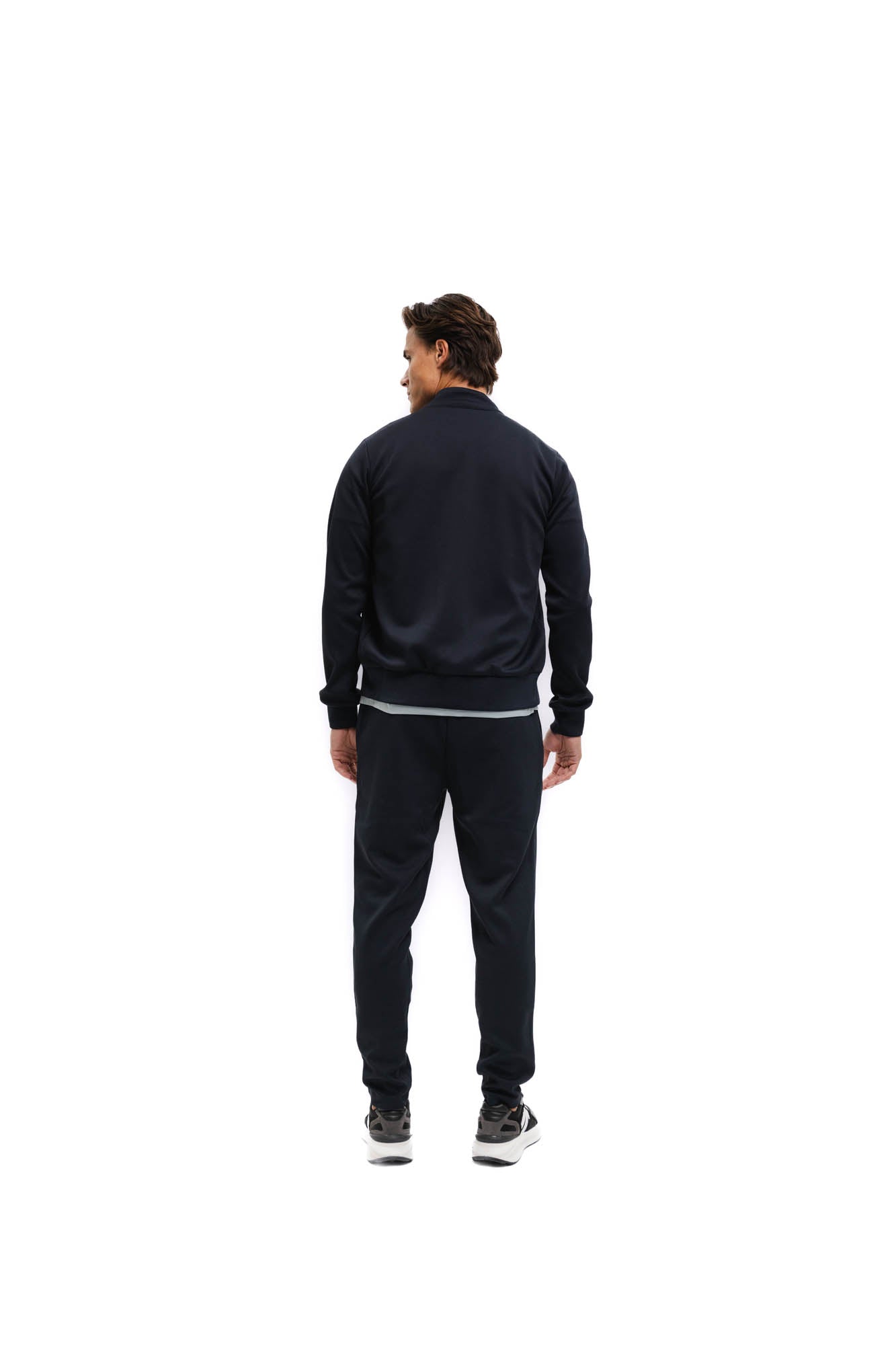 Malelions Men Pique Logo Trackpants | Navy