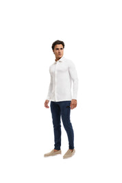 Malelions Men Stretch Shirt | White