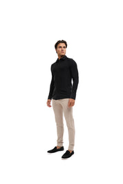 Malelions Men Stretch Shirt | Black
