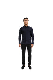 Malelions Men Stretch Shirt | Navy