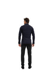 Malelions Men Stretch Shirt | Navy