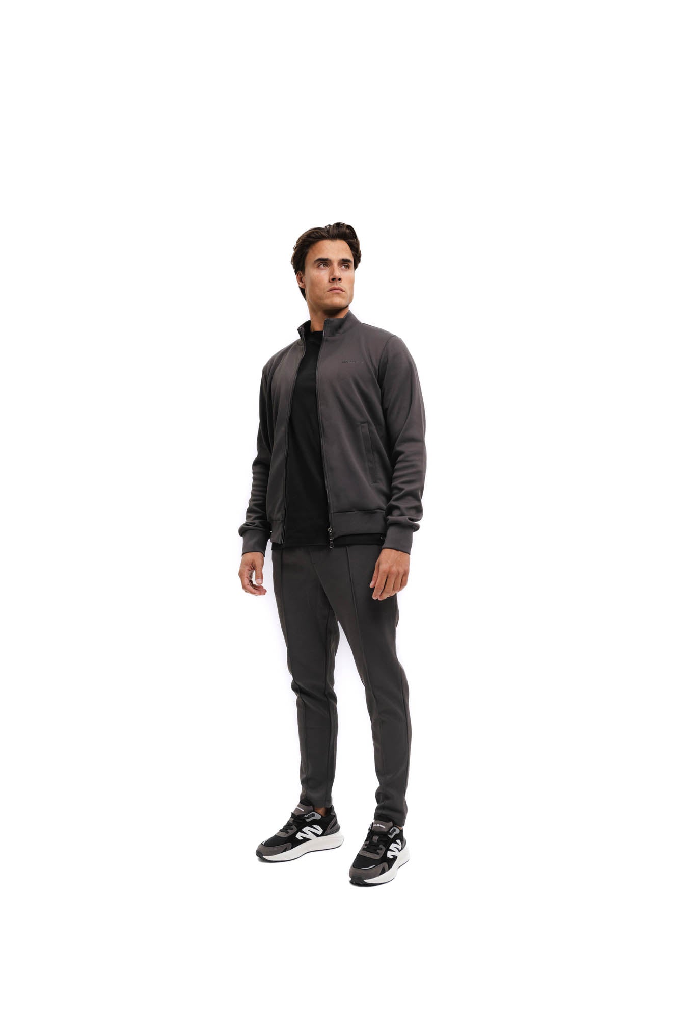 Malelions Men Pique Logo Trackpants | Mulch Brown